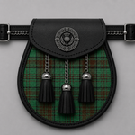 County Dublin Tartan Sporran for Traditional Highland Wear