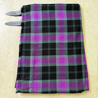 County Carlow ancient tartan kilt for men, traditional Irish pleated kilt
