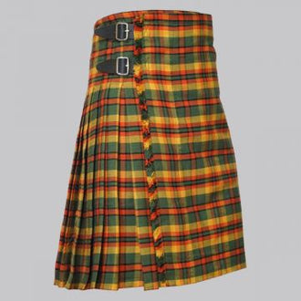 County Derry tartan kilt for men, traditional Irish pleated kilt design
