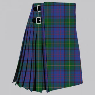 County Donegal tartan kilt for men, traditional Irish pleated kilt design
