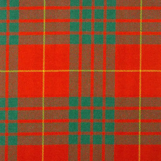 Front view of Custom Made Cameron Clan Ancient Tartan Trousers in traditional green, red, and blue pattern
