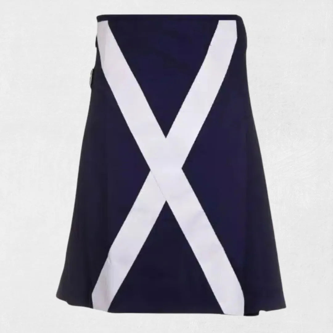 Custom Made Scotland Flag Kilt with perfect fit and iconic Scotland flag design

