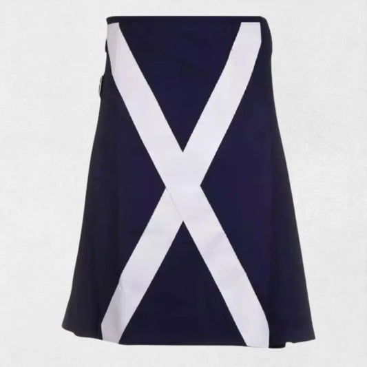 Custom Made Scotland Flag Kilt with perfect fit and iconic Scotland flag design
