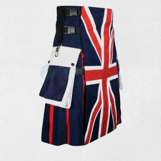 "Custom Made Traditional Scottish UK Flag Kilt with a perfect fit and iconic design"