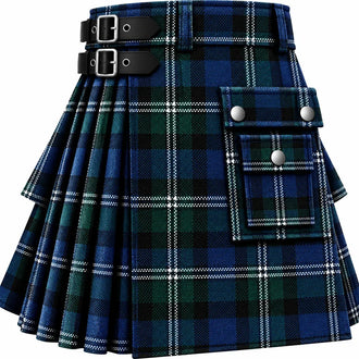 Douglas Modern Tartan Kilt in traditional Scottish Highland style