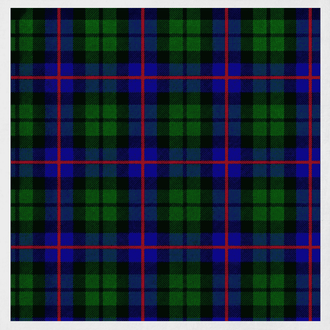 Durham Tartan Kilt featuring authentic tartan pattern with traditional pleated Highland craftsmanship