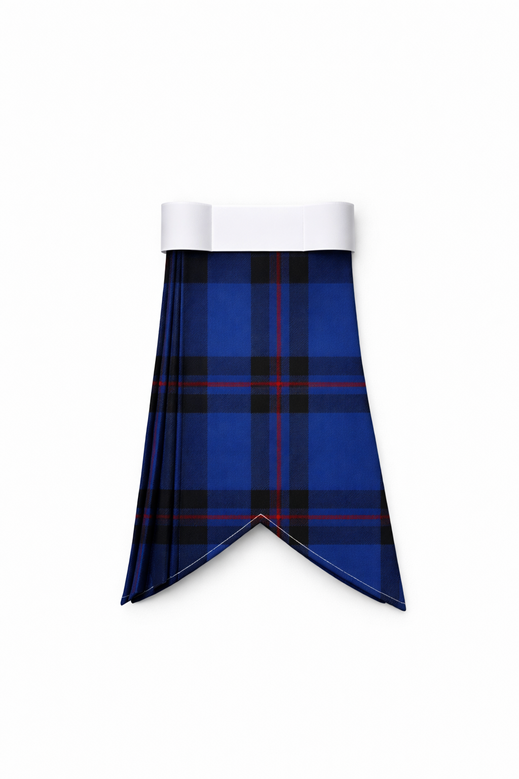 Elliot tartan flashes worn with traditional Scottish kilt hose for Highland dress