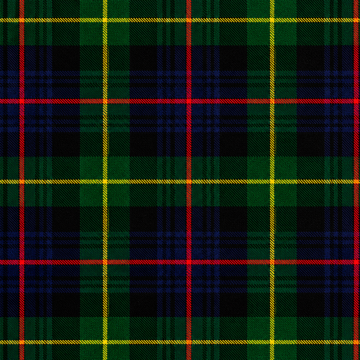 Farquharson Tartan Kilt featuring authentic Scottish clan tartan with traditional pleated Highland design