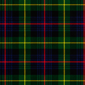 Farquharson Tartan Kilt featuring authentic Scottish clan tartan with traditional pleated Highland design