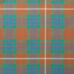Fraser Ancient tartan traditional Scottish clan pattern with soft muted colors
