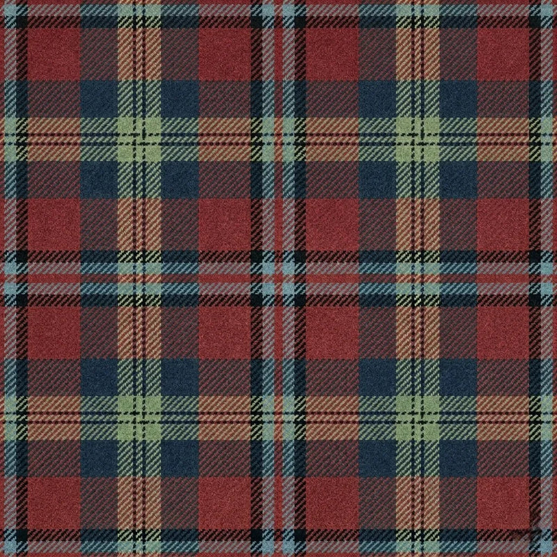 Fraser Arisaid Wine Blue Tartan