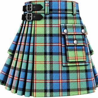 Fraser Hunting Ancient Tartan Kilt in traditional Scottish Highland style