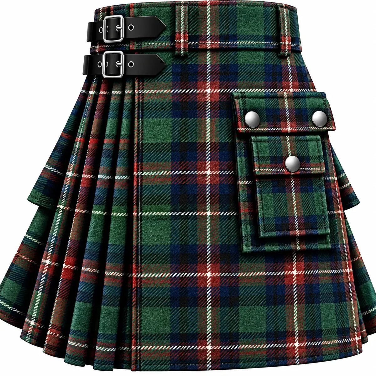 Fraser Hunting Tartan Kilt in traditional Scottish Highland style