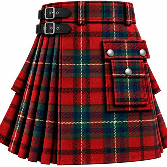 Fraser Old Tartan Kilt in traditional Scottish Highland style