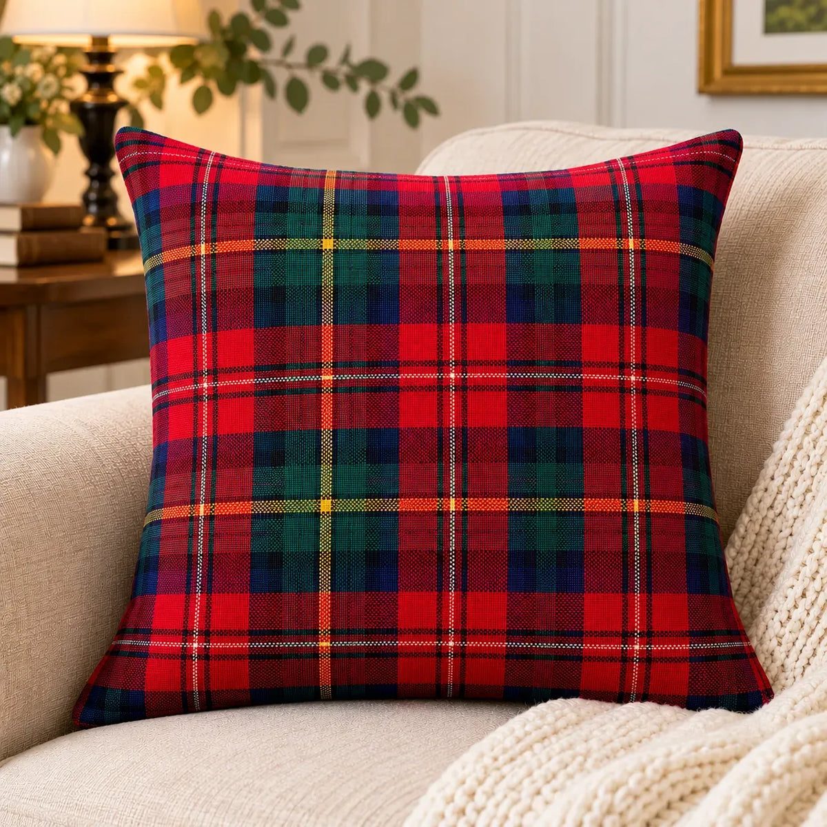 Fraser Tartan Cushion