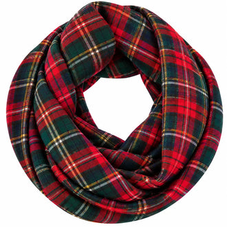 Fraser Tartan Infinity Scarf