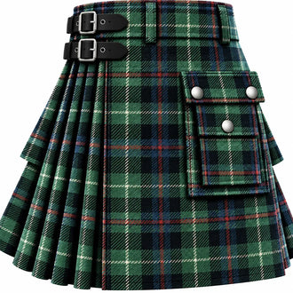 Fraser of Reelig Tartan Kilt in traditional Scottish Highland style