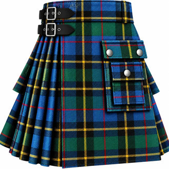 Gordon Ancient 1842 Variant Tartan Kilt in traditional Scottish Highland style