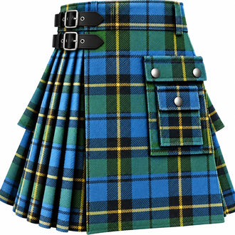 Gordon Clan Ancient Tartan Kilt in traditional Scottish Highland style