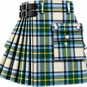 Gordon Dress Ancient Tartan Kilt in traditional Scottish Highland style