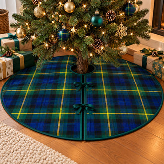 Gordon Tartan Christmas Tree Skirt