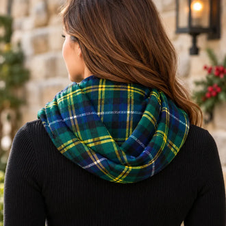 Gordon Tartan Infinity Scarf