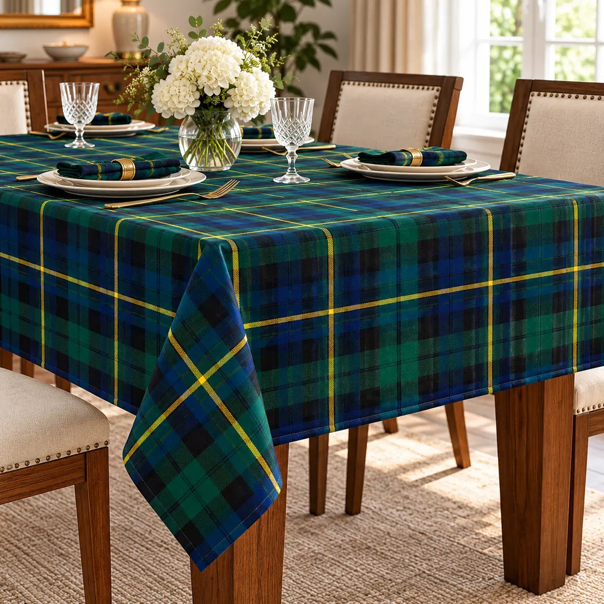 Gordon Tartan Rectangular Tablecloth