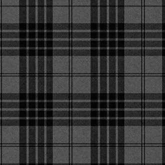 Grey Spirit Tartan Kilt featuring modern grey tartan pattern with traditional pleated Highland design