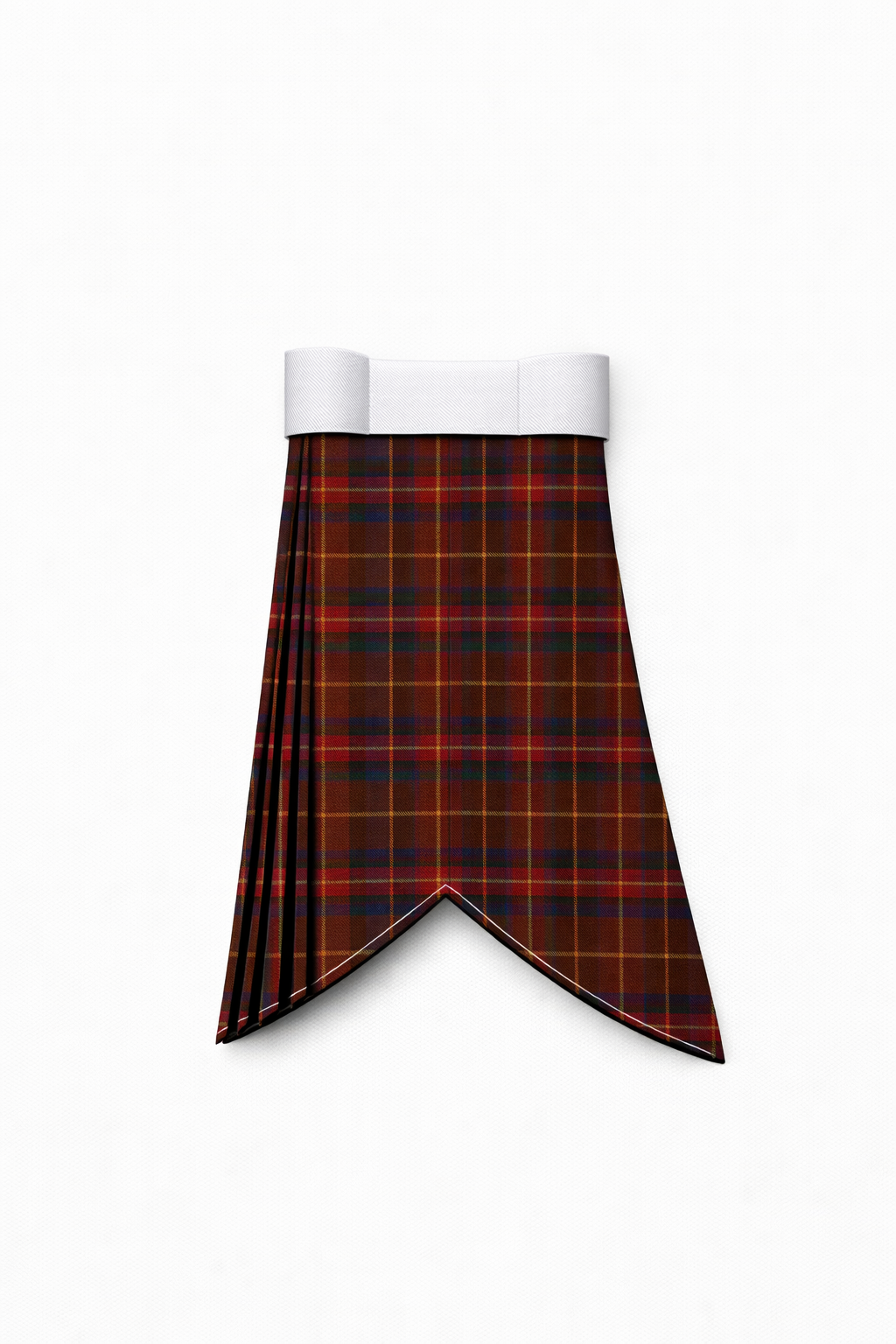 Griffiths of Wales tartan flashes worn with traditional Scottish kilt hose for Highland dress