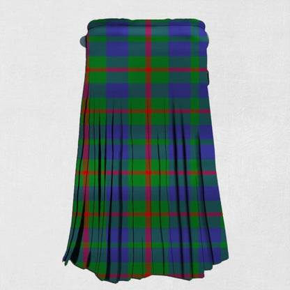 Back view of the Hand-made Agnew Tartan Kilt, showcasing the tailored fit and adjustable strap details for a perfect, comfortable fit