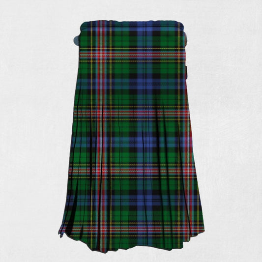 Back view of the Hand-made Allison Tartan Kilt, highlighting the tailored fit and adjustable strap details for a comfortable, secure fit.