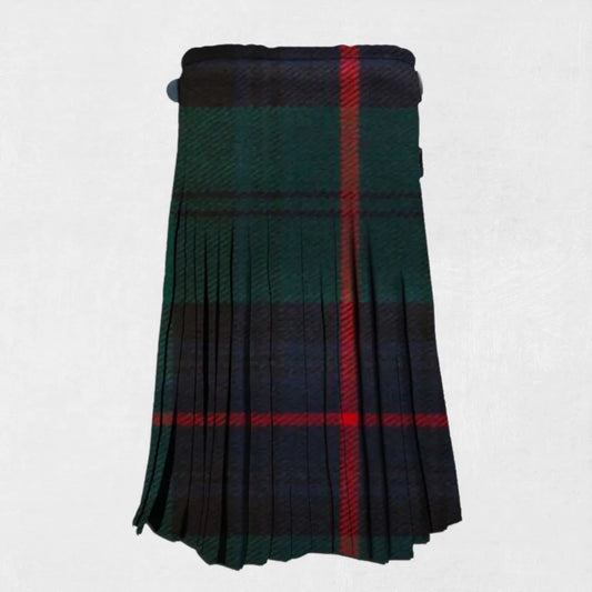 Back view of the Hand-made Armstrong Tartan Kilt, highlighting the tailored fit and adjustable strap details for a secure, comfortable fit.