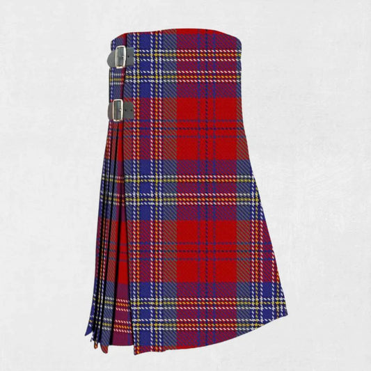 Handmade House of Edgar tartan kilt in traditional Scottish design
