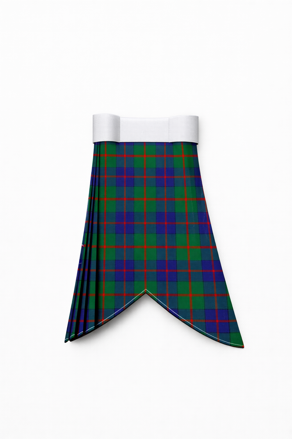 Hand Made Agnew tartan flashes worn with traditional Scottish kilt hose for Highland dress