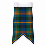 Hand Made MacDonald Clan Ancient Tartan Flashes for Highland Dress Wear