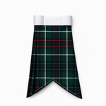 Hand Made MacIntyre Hunting Modern Tartan Flashes for Highland Wear
