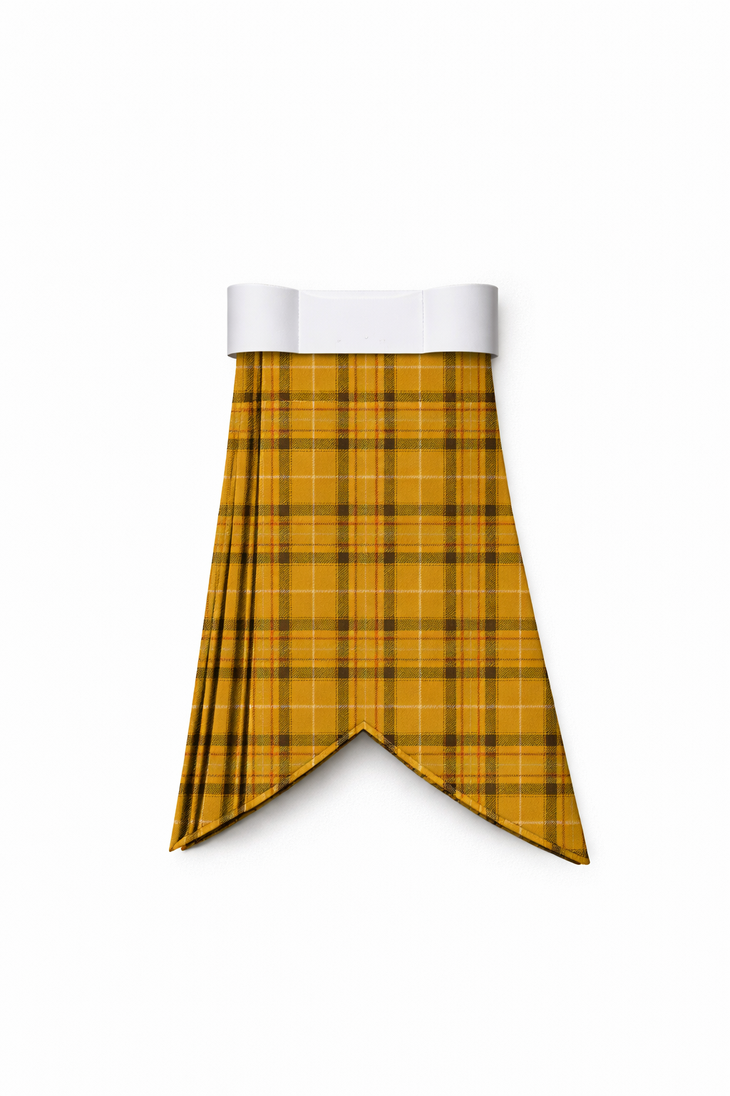 Hand Made Titan tartan flashes worn with traditional Scottish kilt hose for Highland dress