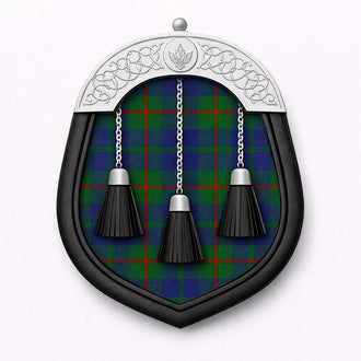 Handmade Agnew tartan sporran with traditional Highland design for Scottish kilt outfits
