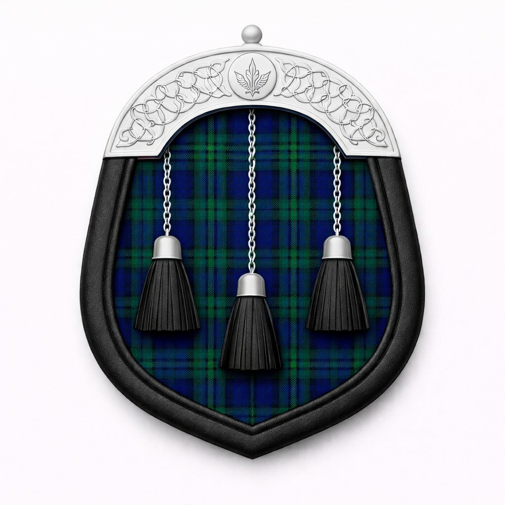 Handmade Alexander tartan sporran with classic Highland design for traditional kilt outfits
