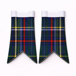 Handmade Cornish Hunting Tartan Flashes for Kilts