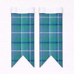 Handmade Douglas Tartan Flashes for Highland Dress Wear