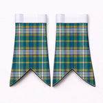 Handmade Dunn Tartan Flashes Scottish Kilt Wear