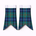 Handmade Flower of Scotland Tartan Flashes for Kilts