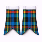 Handmade Gillies Tartan Flashes Scottish Kilt Wear