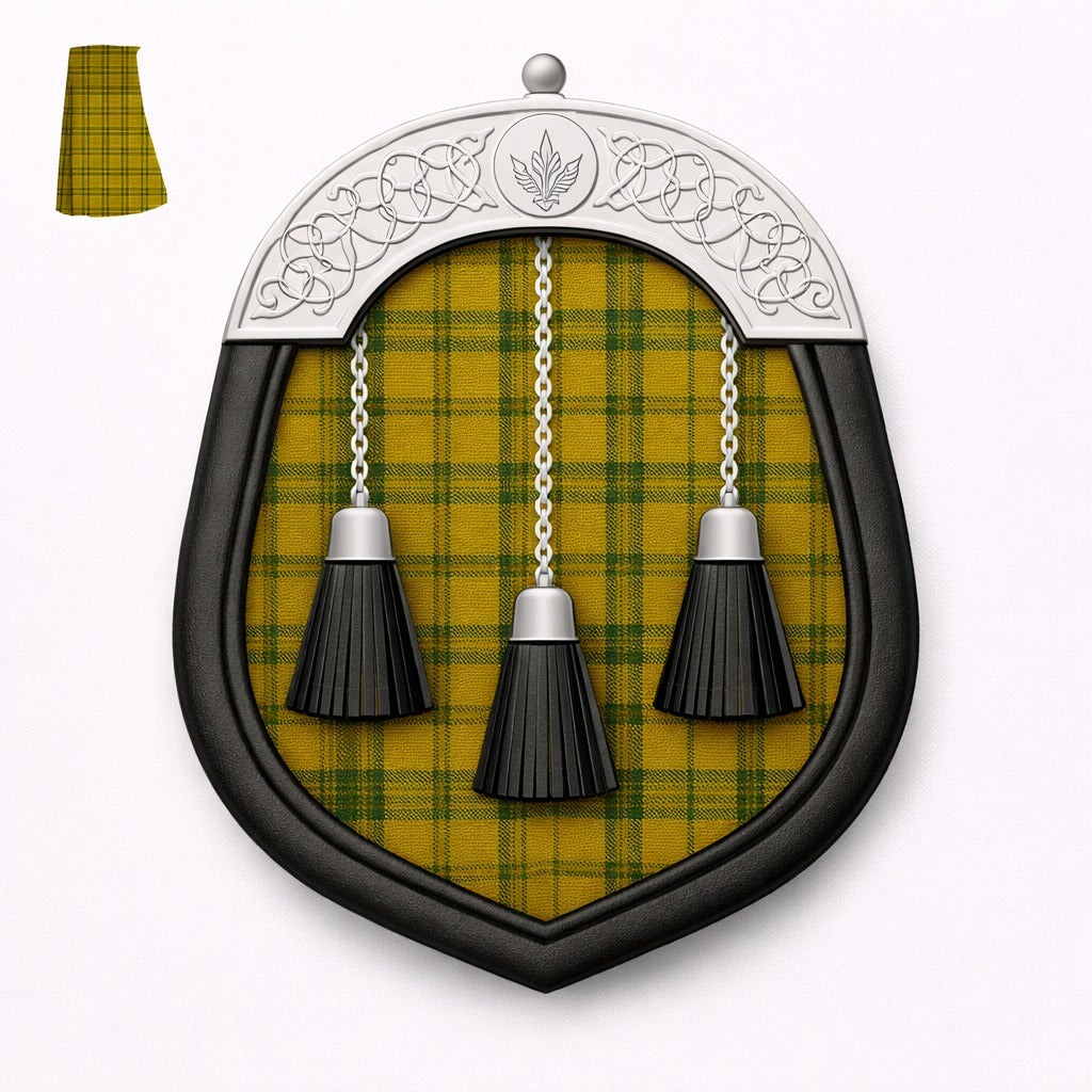 Handmade Houston tartan sporran with traditional Highland design for Scottish kilt outfits
