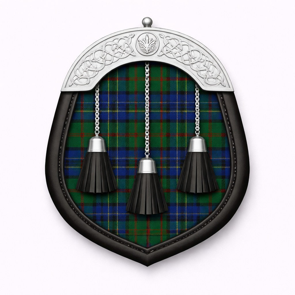 Handmade Jones tartan sporran with traditional Highland design for Scottish kilt outfits
