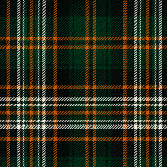 Heritage of Ireland Tartan Kilt featuring authentic Irish tartan with traditional pleated design