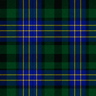 Hughes Family Tartan Kilt featuring authentic heritage tartan with traditional pleated Highland design