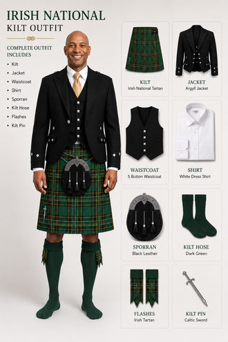 Irish National Kilt Outfit
