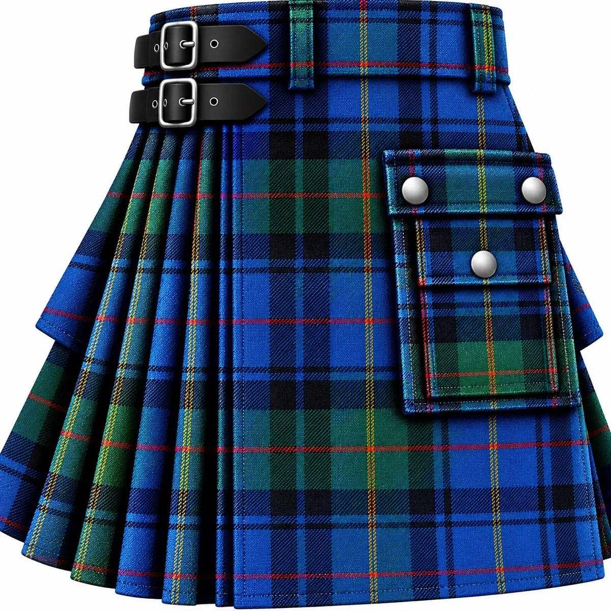 Kerr Hunting Ancient Tartan Kilt in traditional Scottish Highland style